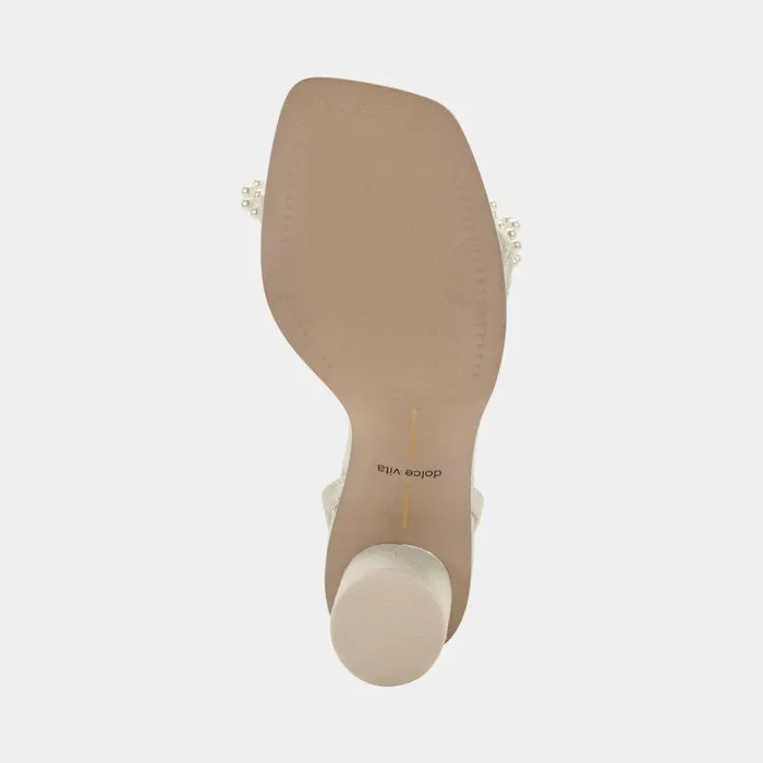 Heels Shop Dolce Vita Nory Heels Vanilla Pearls Women039s Pearl Heels Vanilla Pearls