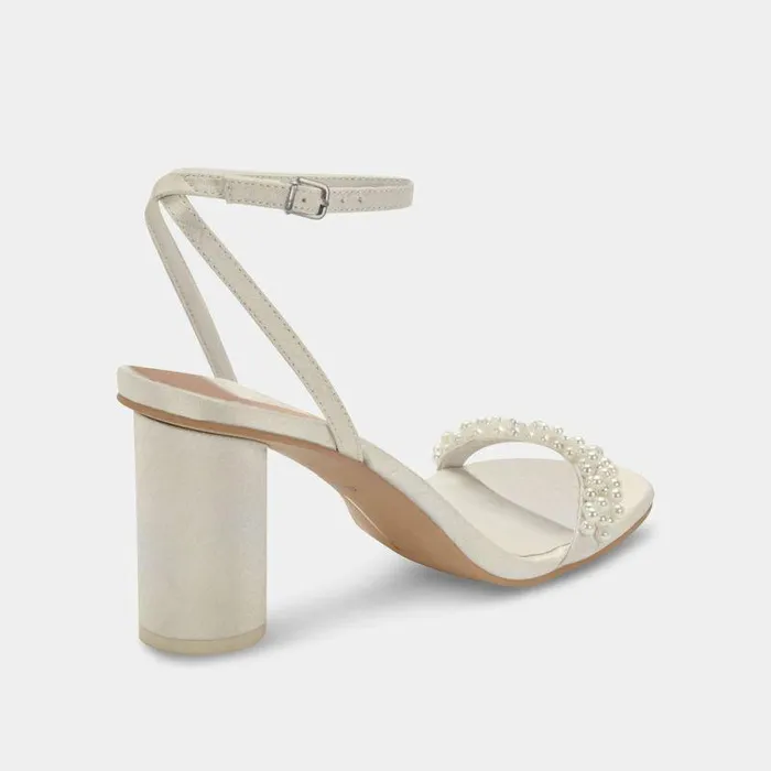 Heels Shop Dolce Vita Nory Heels Vanilla Pearls Women039s Pearl Heels Vanilla Pearls