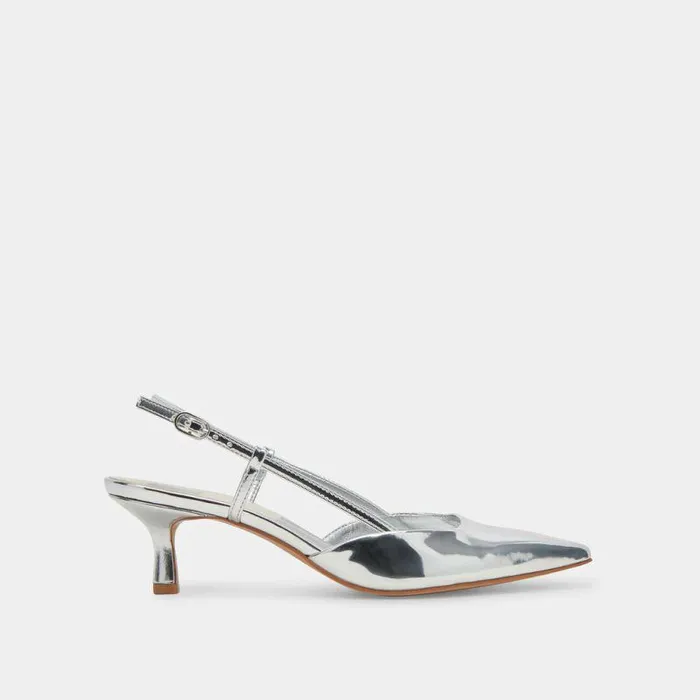 Heels Shop Dolce Vita Odela Heels Silver Stella Silver Stella