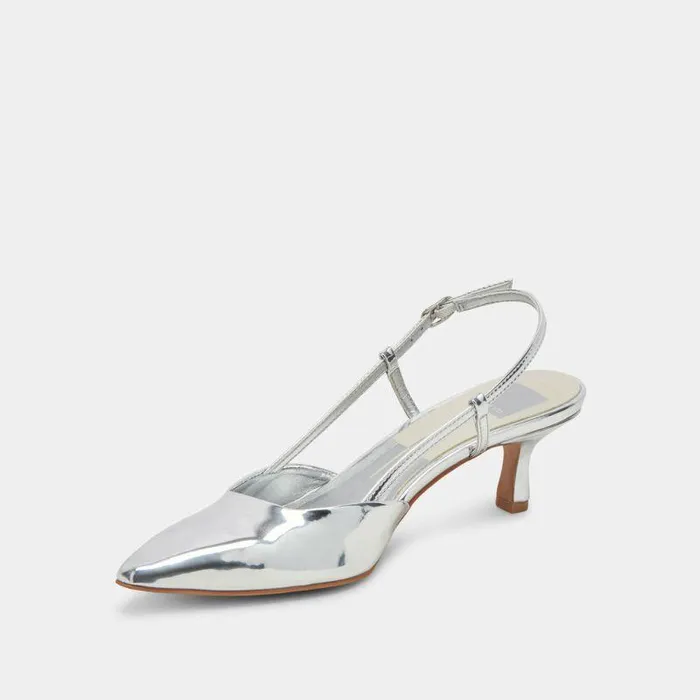 Heels Shop Dolce Vita Odela Heels Silver Stella Silver Stella