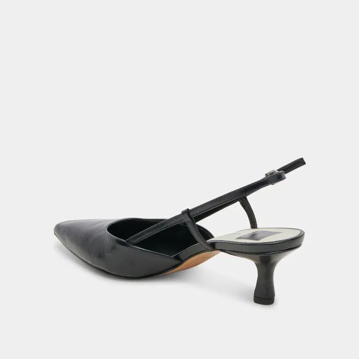 Heels Shop Dolce Vita Odela Wide Heels Midnight Crinkle Patent Midnight Crinkle Patent