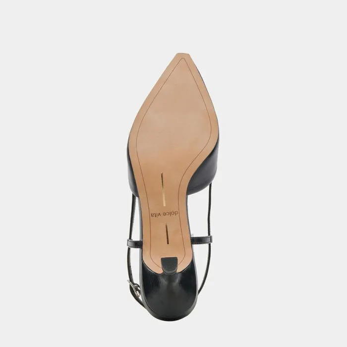Heels Shop Dolce Vita Odela Wide Heels Midnight Crinkle Patent Midnight Crinkle Patent