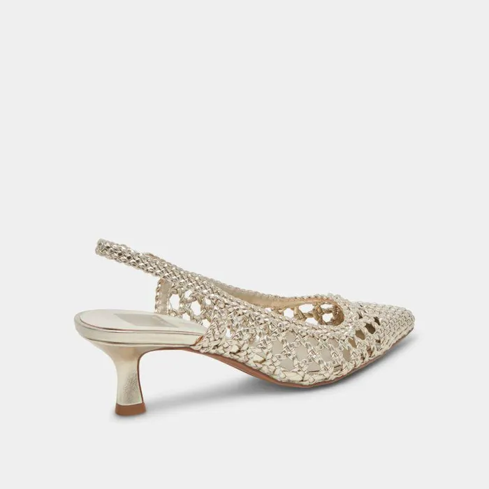 Heels Shop Dolce Vita Olympa Heels Light Gold Metallic Stella Light Gold Metallic Stella