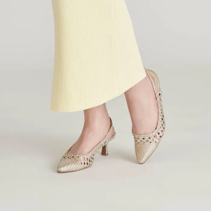 Heels Shop Dolce Vita Olympa Heels Light Gold Metallic Stella Light Gold Metallic Stella