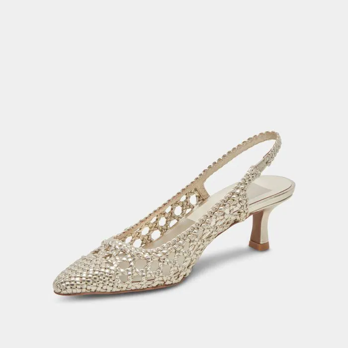 Heels Shop Dolce Vita Olympa Heels Light Gold Metallic Stella Light Gold Metallic Stella