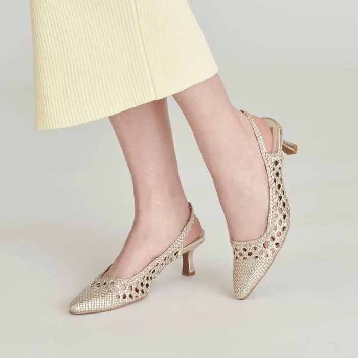 Heels Shop Dolce Vita Olympa Heels Light Gold Metallic Stella Light Gold Metallic Stella