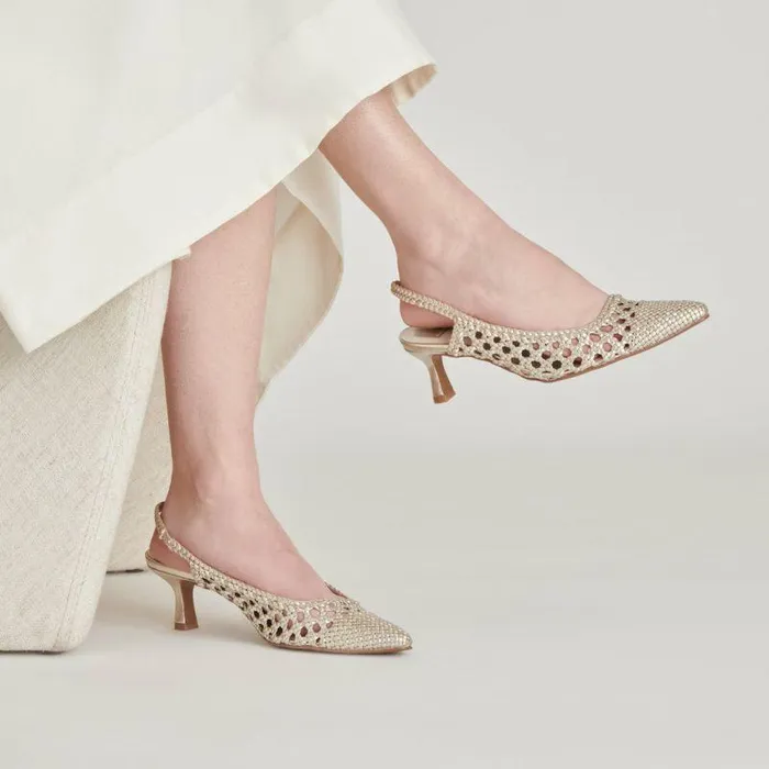 Heels Shop Dolce Vita Olympa Heels Light Gold Metallic Stella Light Gold Metallic Stella
