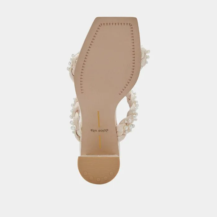 Heels Shop Dolce Vita Paily Pearl Heels Vanilla Pearls Vanilla Pearls