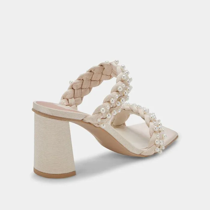 Heels Shop Dolce Vita Paily Pearl Heels Vanilla Pearls Vanilla Pearls