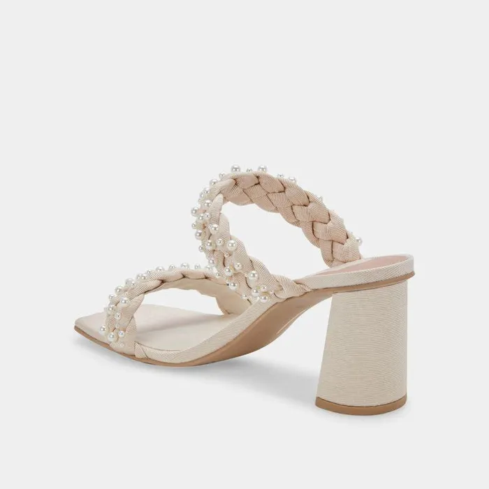 Heels Shop Dolce Vita Paily Pearl Heels Vanilla Pearls Vanilla Pearls