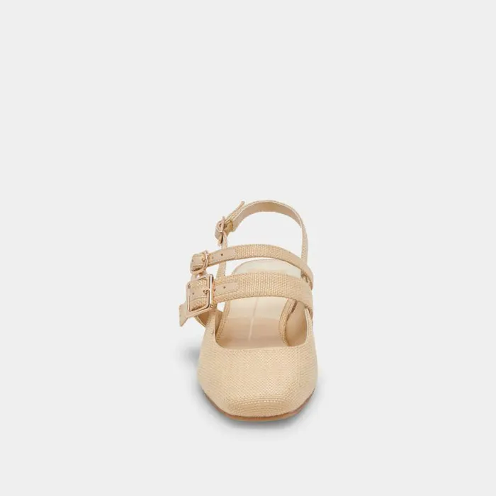 Heels Shop Dolce Vita Patzy Heels Natural Raffia Natural Raffia