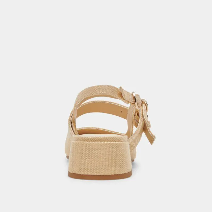 Heels Shop Dolce Vita Patzy Heels Natural Raffia Natural Raffia