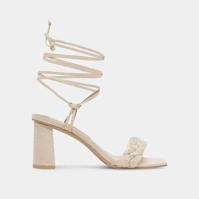 Heels Shop Dolce Vita Paxten Heels Vanilla Pearls Vanilla Pearls