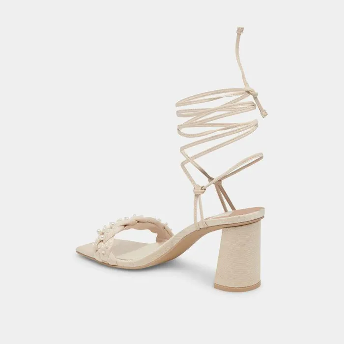 Heels Shop Dolce Vita Paxten Heels Vanilla Pearls Vanilla Pearls