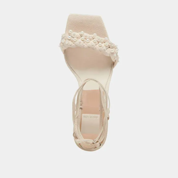 Heels Shop Dolce Vita Paxten Heels Vanilla Pearls Vanilla Pearls