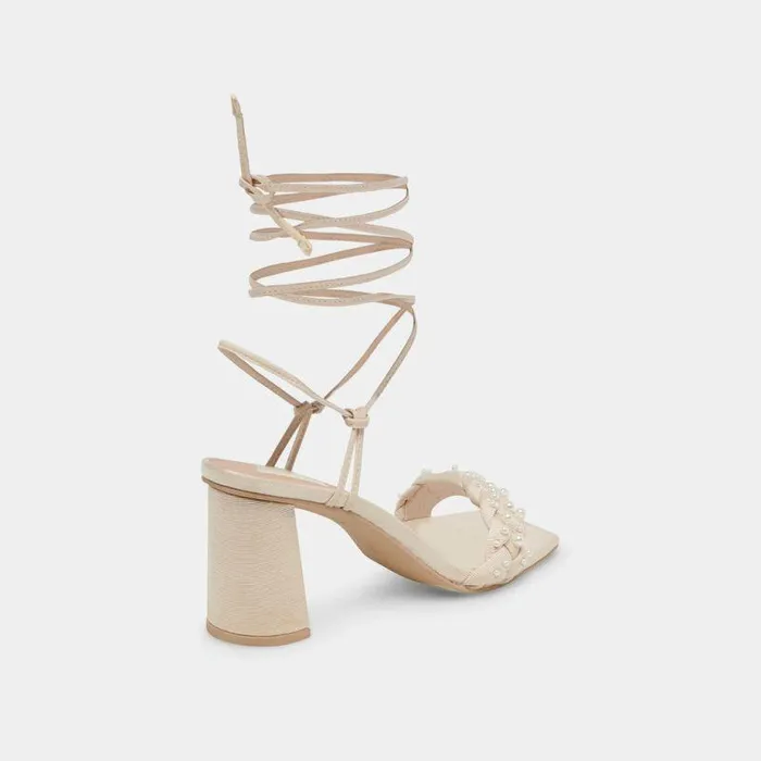 Heels Shop Dolce Vita Paxten Heels Vanilla Pearls Vanilla Pearls