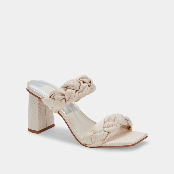 Heels Shop Dolce Vita Pheby Heels Beige Silk Beige Silk