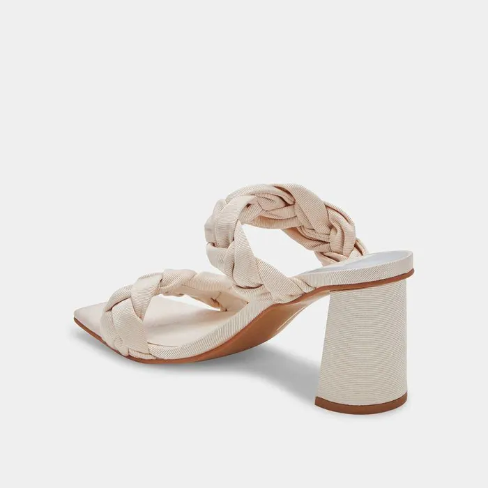 Heels Shop Dolce Vita Pheby Heels Beige Silk Beige Silk