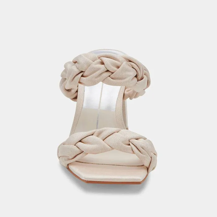 Heels Shop Dolce Vita Pheby Heels Beige Silk Beige Silk
