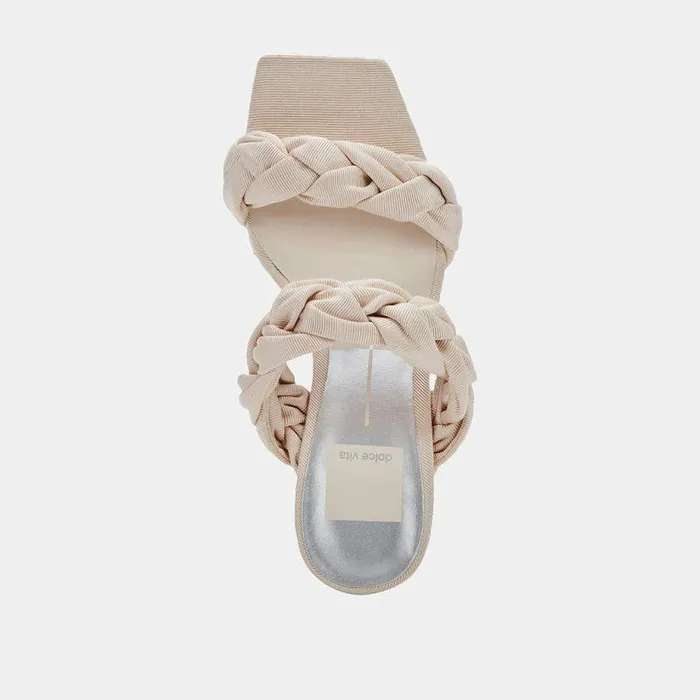 Heels Shop Dolce Vita Pheby Heels Beige Silk Beige Silk