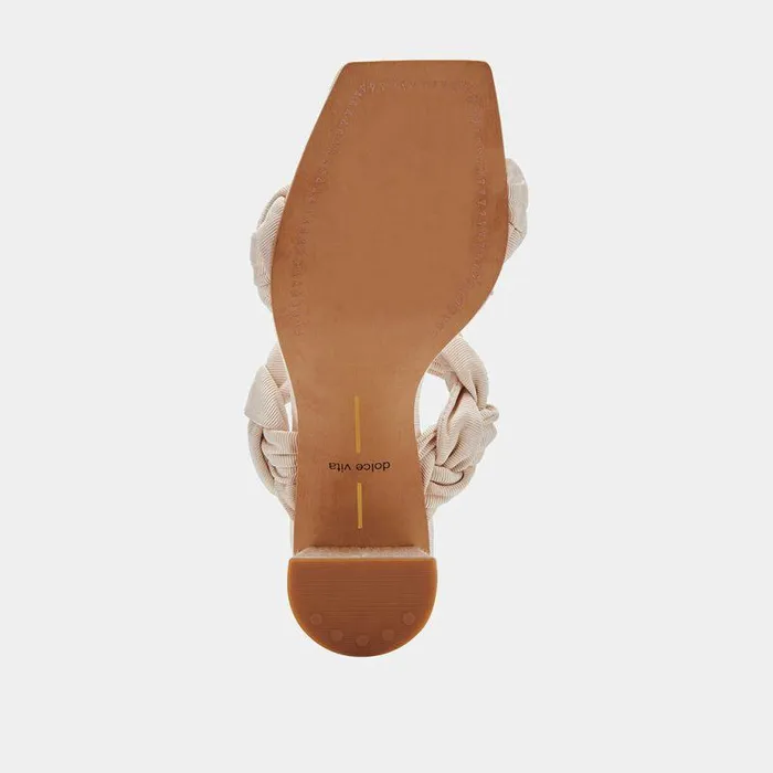Heels Shop Dolce Vita Pheby Heels Beige Silk Beige Silk