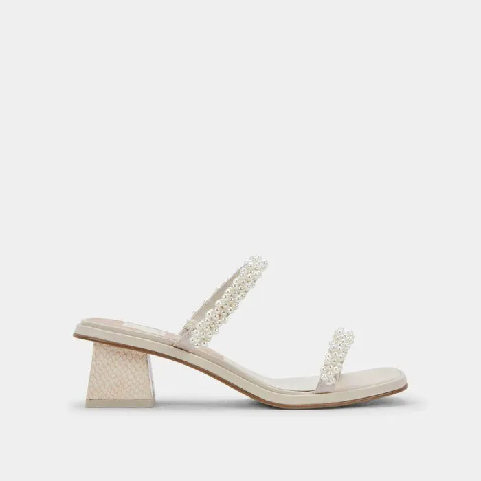 Heels Shop Dolce Vita River Pearl Heels Vanilla Pearls Vanilla Pearls