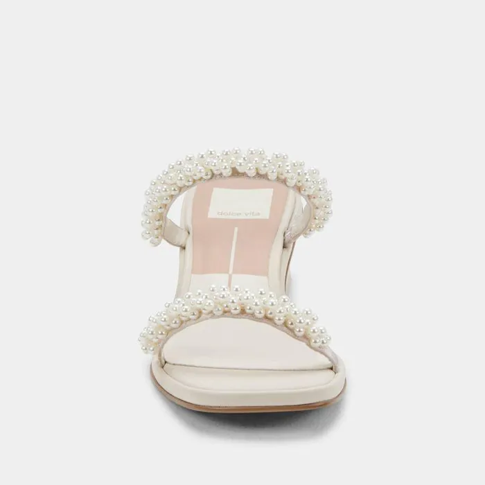 Heels Shop Dolce Vita River Pearl Heels Vanilla Pearls Vanilla Pearls