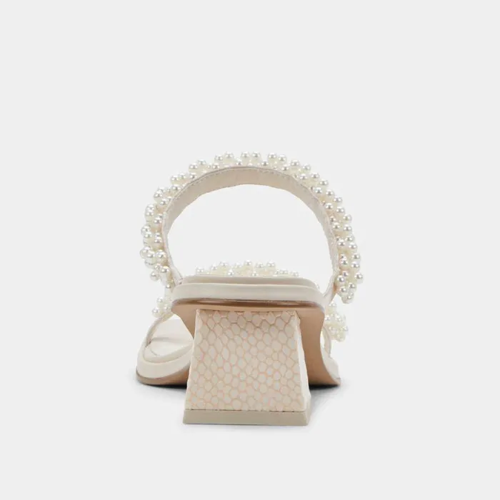 Heels Shop Dolce Vita River Pearl Heels Vanilla Pearls Vanilla Pearls