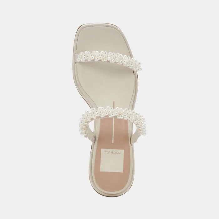 Heels Shop Dolce Vita River Pearl Heels Vanilla Pearls Vanilla Pearls