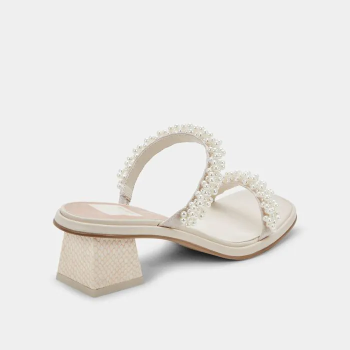 Heels Shop Dolce Vita River Pearl Heels Vanilla Pearls Vanilla Pearls