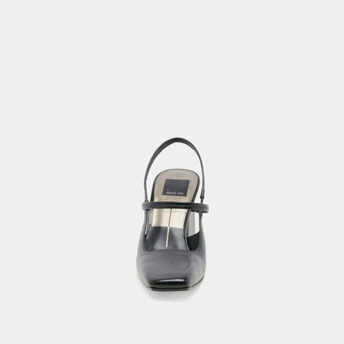 Heels Shop Dolce Vita Soyer Heels Midnight Crinkle Patent Midnight Crinkle Patent