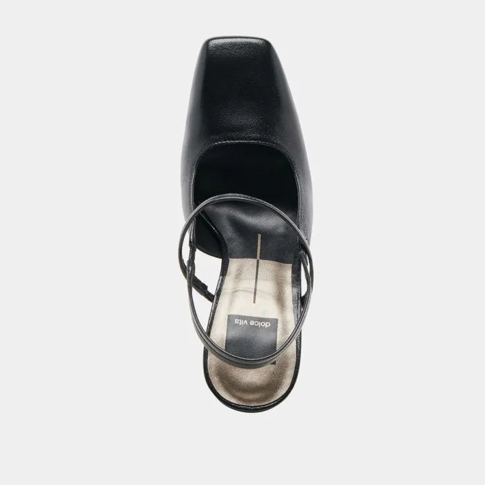 Heels Shop Dolce Vita Soyer Heels Midnight Crinkle Patent Midnight Crinkle Patent