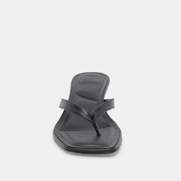Heels Shop Dolce Vita Tasiah Sandals Black Leather Black Leather