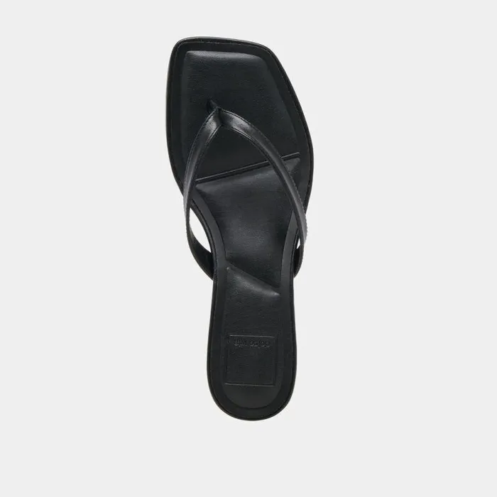 Heels Shop Dolce Vita Tasiah Sandals Black Leather Black Leather
