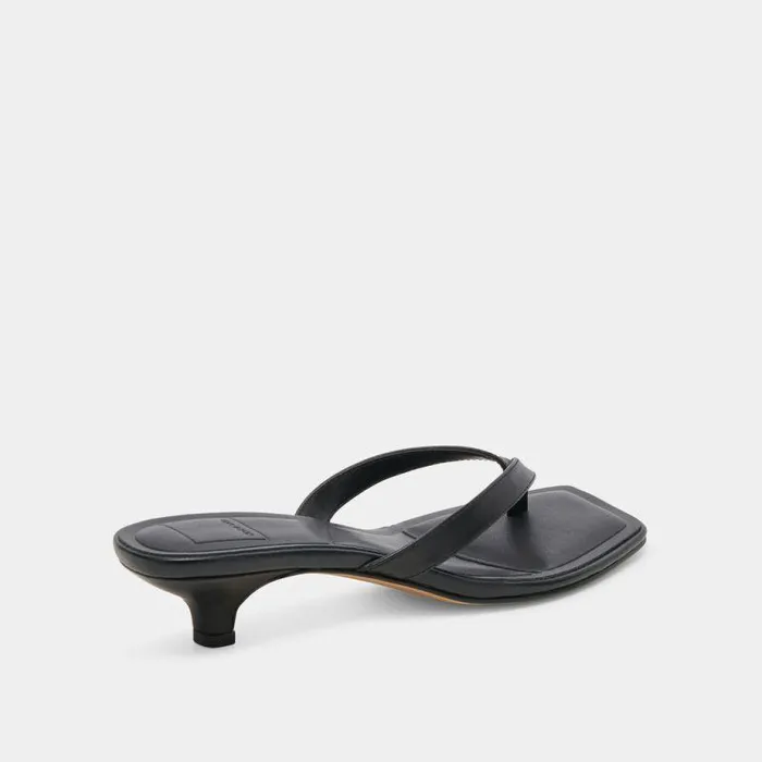 Heels Shop Dolce Vita Tasiah Sandals Black Leather Black Leather