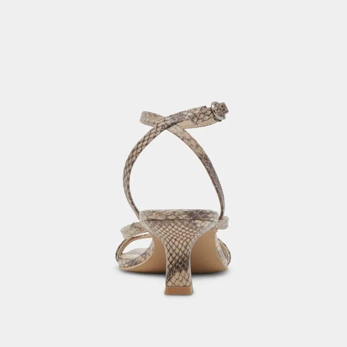 Heels Shop Dolce Vita Zamal Heels Sand Snake Embossed Sand Snake Embossed