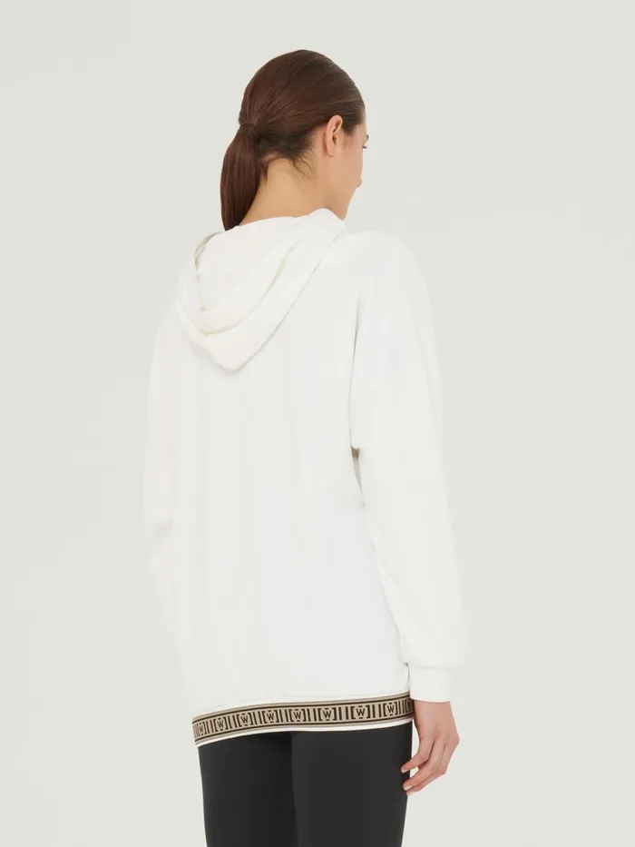 Hooded Sweater White Women Wolford Tops