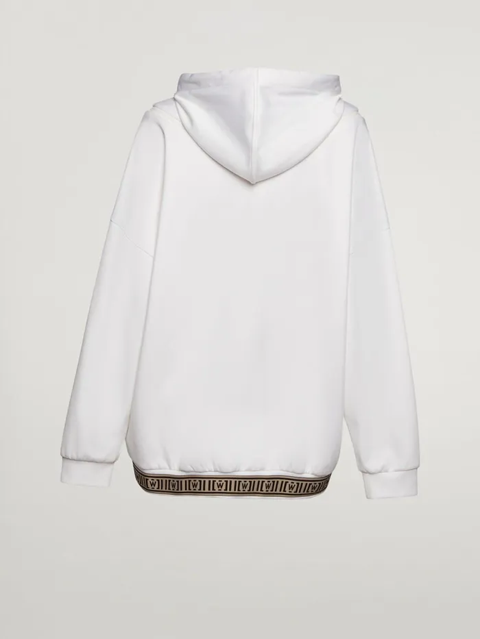 Hooded Sweater White Women Wolford Tops