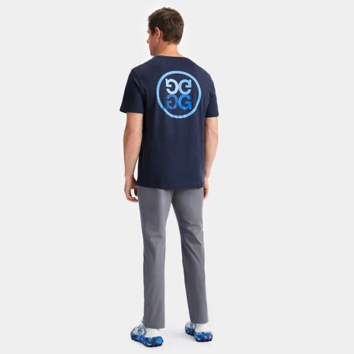 Hoodies and Tees Men GFORE GRADIENT CIRCLE G039S COTTON TEE Twilight