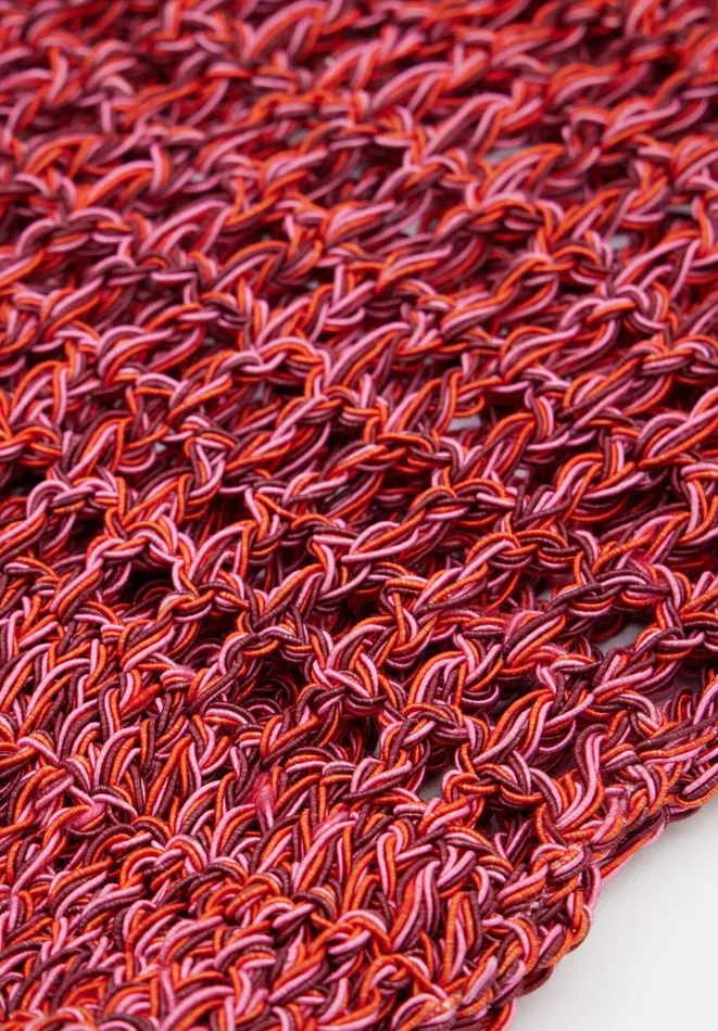 Hush Bags Women Capri Crochet Tote Red Multi Hush Bags Women Capri Crochet Tote Red Multi