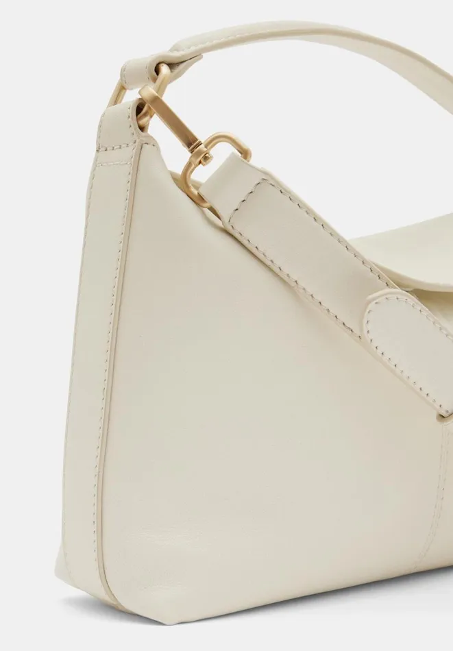Hush Bags Women Stevie Leather Crossbody Bag Off White Hush Bags Women Stevie Leather Crossbody Bag Off White