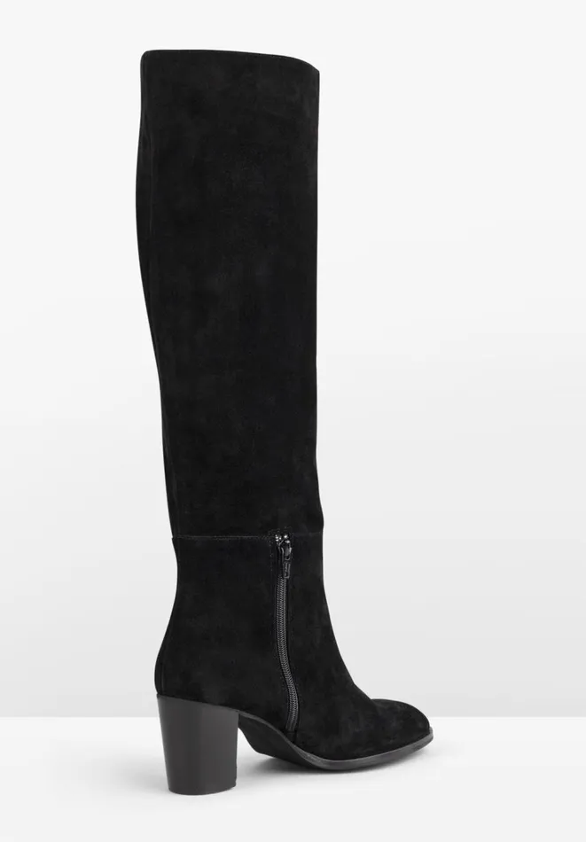 Hush Boots Women Draper Suede Boots Black Hush Boots Women Draper Suede Boots Black