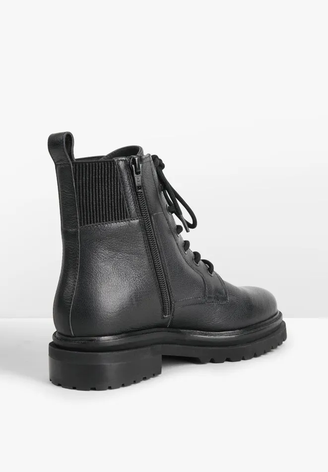 Hush Boots Women Trinity Leather Boots Black Hush Boots Women Trinity Leather Boots Black