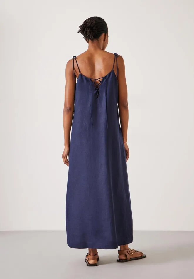 Hush Dresses Women Aanya Two Way Linen Maxi Dress Night Sky Hush Dresses Women Aanya Two Way Linen Maxi Dress Night Sky