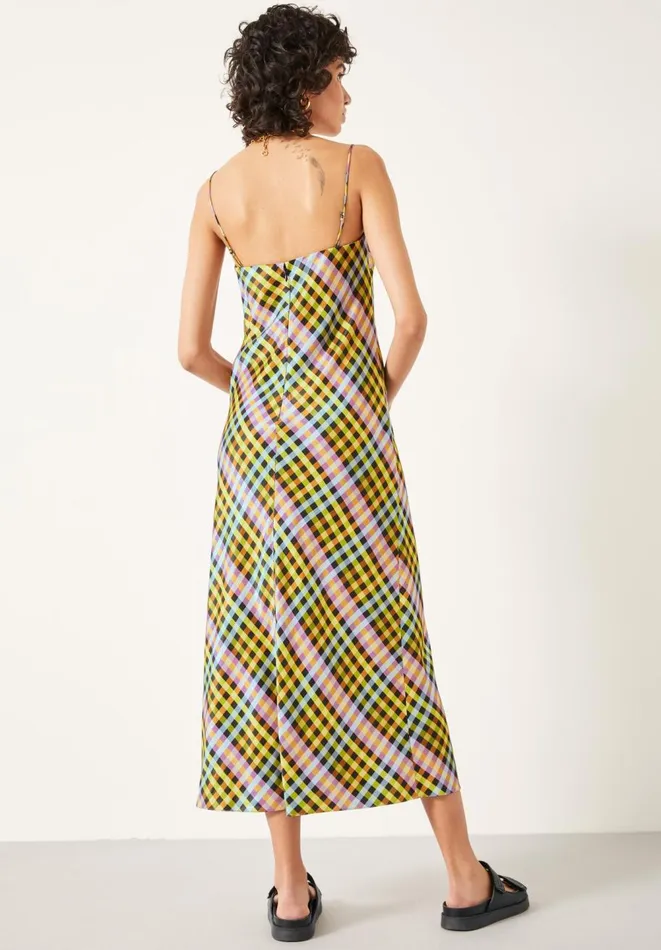 Hush Dresses Women Alessandra Slip Midi Dress Gingham Hush Dresses Women Alessandra Slip Midi Dress Gingham