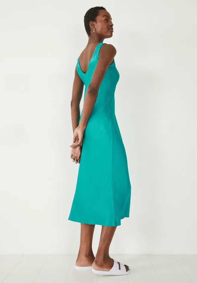 Hush Dresses Women Alysia Satin Midi Dress Bright Green Hush Dresses Women Alysia Satin Midi Dress Bright Green