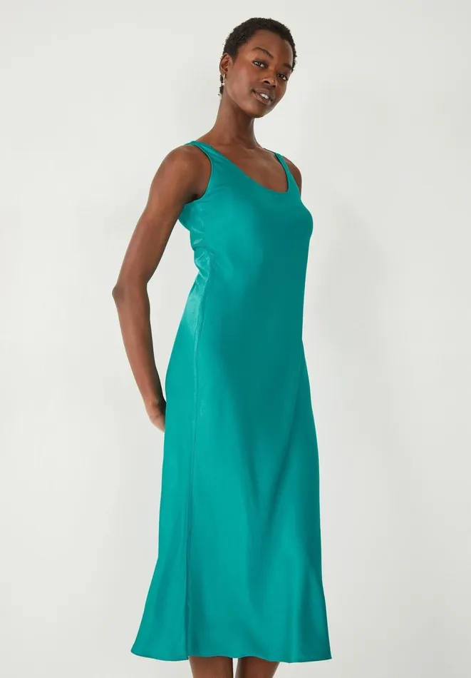 Hush Dresses Women Alysia Satin Midi Dress Bright Green Hush Dresses Women Alysia Satin Midi Dress Bright Green