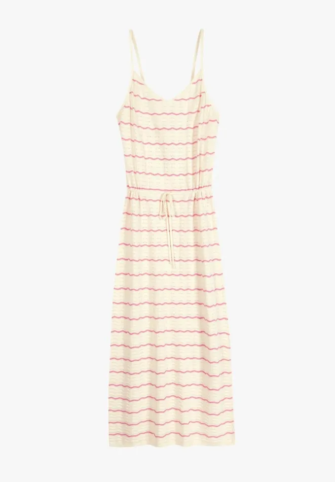 Hush Dresses Women Aubrey Knitted Dress Soft Whitepink Hush Dresses Women Aubrey Knitted Dress Soft Whitepink