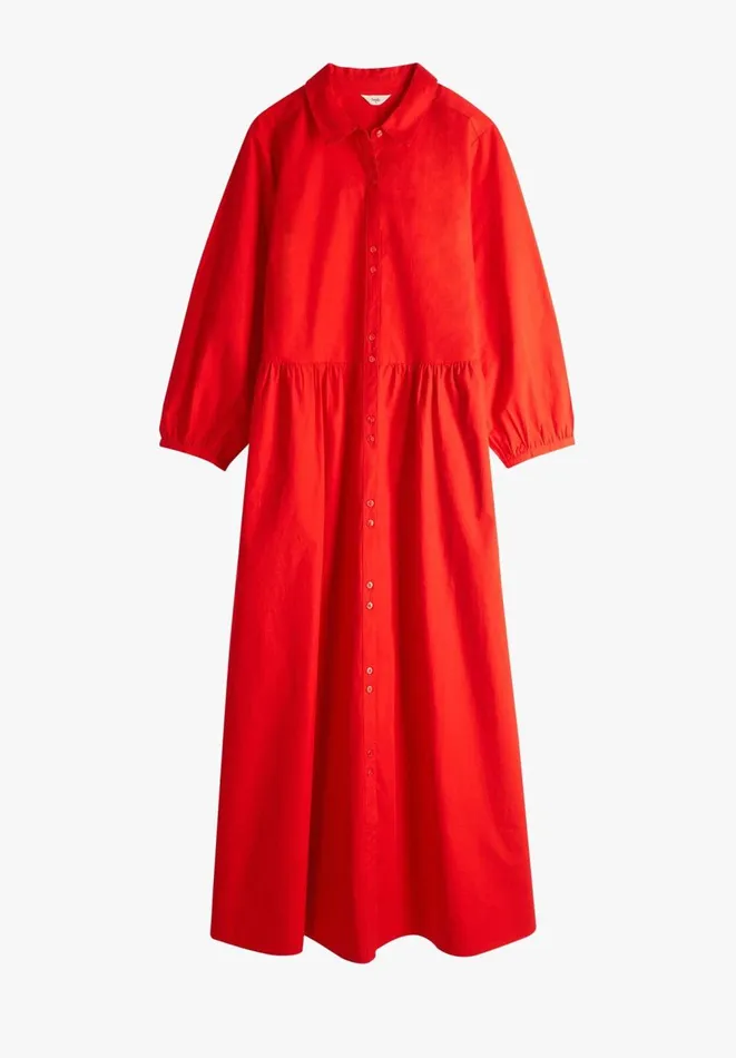 Hush Dresses Women Cindy Poplin Midi Dress Red Hush Dresses Women Cindy Poplin Midi Dress Red