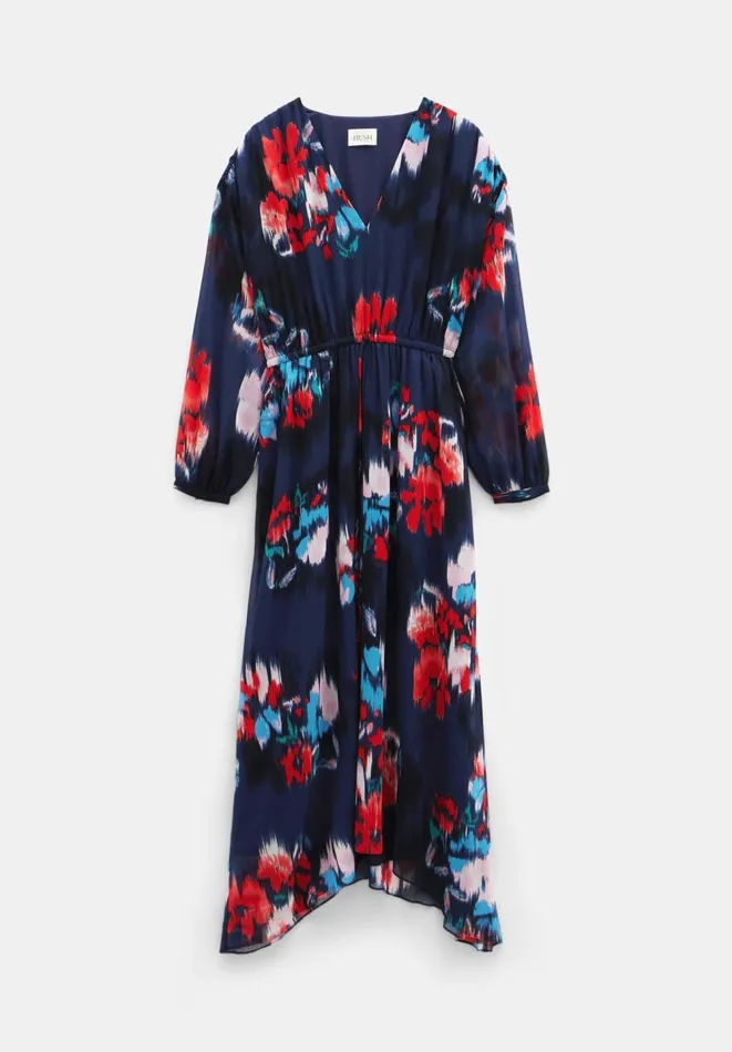 Hush Dresses Women Clarette Chiffon Maxi Dress Blurred Floral Black Hush Dresses Women Clarette Chiffon Maxi Dress Blurred Floral Black